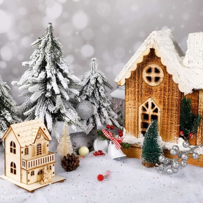 Dioche Décoration de Noël en neige artificielle Brillant Tapis Neige Noël Cdiscount Maison