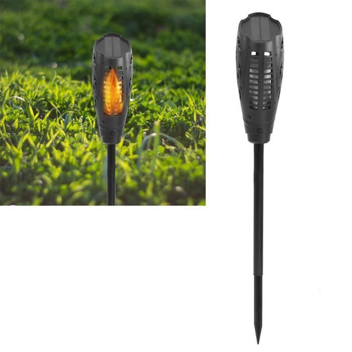 SAL Lumière de flamme solaire Lampe Torche Solaire LED Lampe à Flamme ...