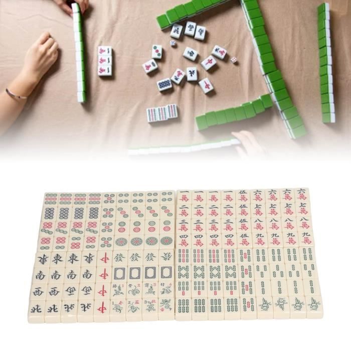 Ancien Jeu De Mahjong Manhattan En Bambou - Carreaux Chinois, Vers 1900, Pré-1950