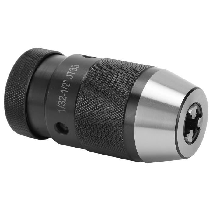 Mini Mandrin Auto-serrant Pour Outil Rotatif - Serrage Main 0.3 à 3.4mm - Compatible Perceuse, Meuleuse