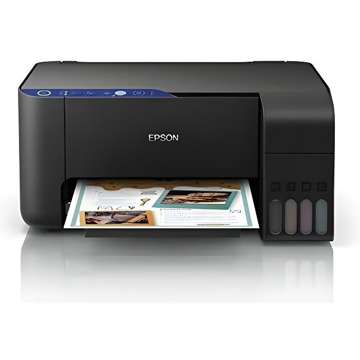 Imprimante Multifonction - Epson - EcoTank ET-2711 - Jet d'encre - Résolution 5760x1440 - Noir - État correct Epson sur Cdiscount Seconde Vie
