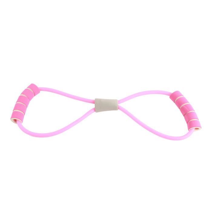 Bande De Résistance En Forme De 8 - Pour Entraînement Maison, Yoga, Pilates - Rose/violet/bleu