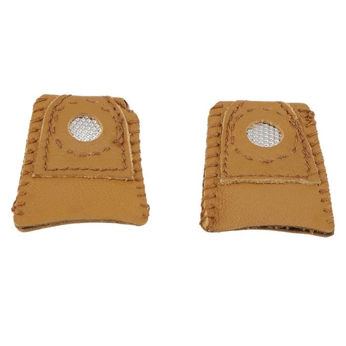 Lurrose Ensemble De 4 Dés à Coudre Métal Grande Taille Pour Hommes - Antidérapant Couture Matelassage