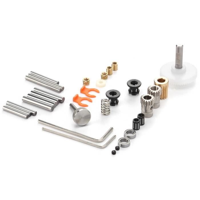 Pignon Droit (engrenage) 32 Pas, 38 Dents - Alésage 1/4" (0.254") - Nylon Moulé - Stock Drive