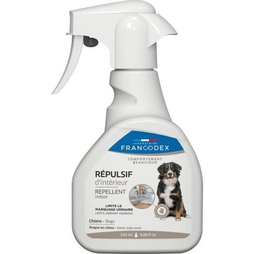 Comparer les prix de Spray Répulsif D'intérieur Pour Chien 250ml - Francodex