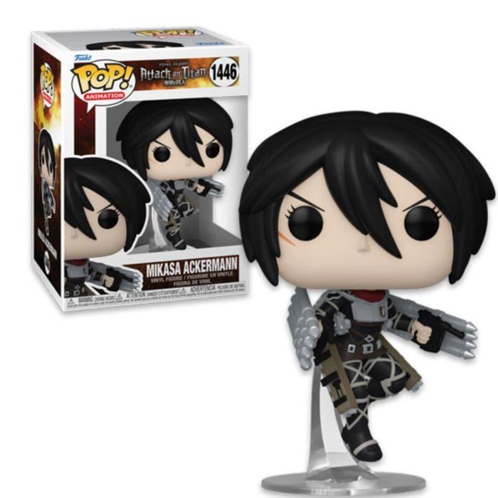 Funko 'Attaque des Titans Figurine POP! Mikasa Ackerman 9 cm - vue 4