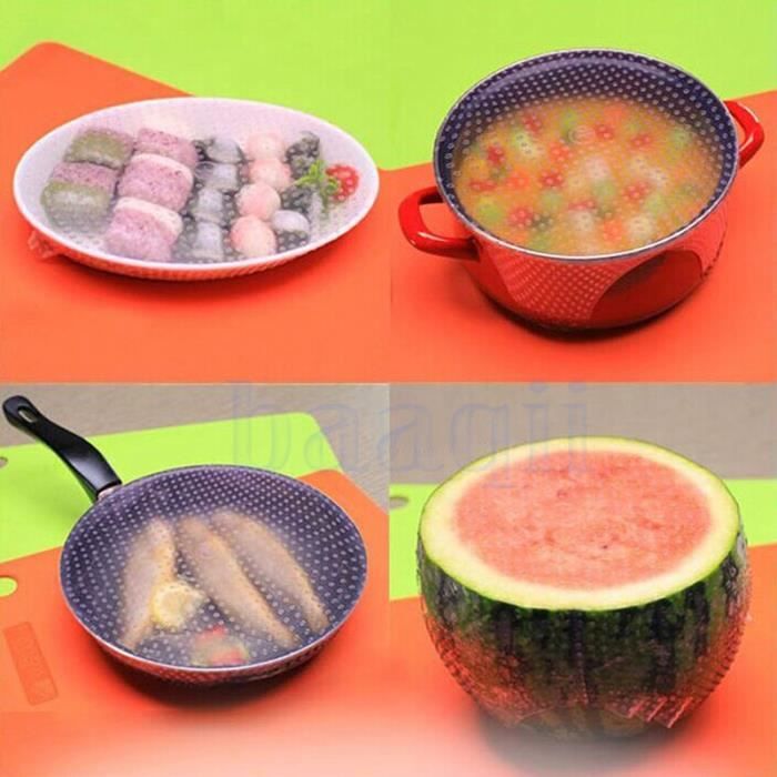 Couvercle En Silicone Souple Pour Conservation De Fraîcheur, Avec Spécial Spécia