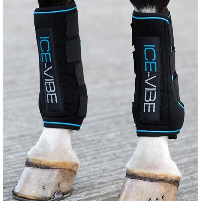 Meilleurs prix pour Guêtres pour cheval Horseware Ice-Vibe by Hw - black - Full
