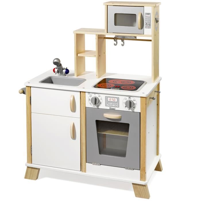 Howa Cuisine En Bois Pour Enfant Avec Table De Cuisson Led 4820