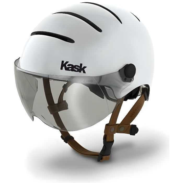 Casque de vélo URBAN LIFESTYLE (M) - KASK - Mixte - Eco-cuir, CoolMax® - Noir - Casque de vélo - Adulte