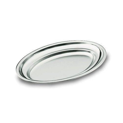 Plat Ovale - Lacor - 62820 - Inox 18/10 - 20 x 13 cm - Gris