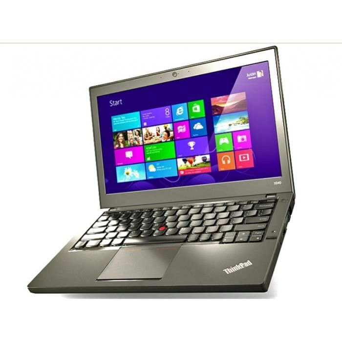 Top achat PC Portable Lenovo ThinkPad X240 4Go 128Go SSD pas cher