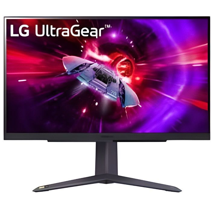 LG UltraGear 27GR75Q B GR75Q Series écran LED 27 2560 x 1440 QHD @ 165 Hz IPS 300 cdm² 1000:1 HDR10 1 ms 2xHDMI DisplayPort - vue 2