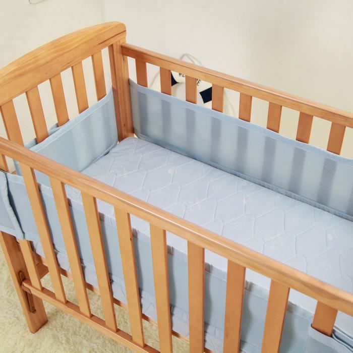 Mesh Respirant Berceau Pare Chocs Bebe Literie 3 Couche Creche Liner Bebe Ensembles Lit Autour De Protecteur Cdiscount Puericulture Eveil Bebe
