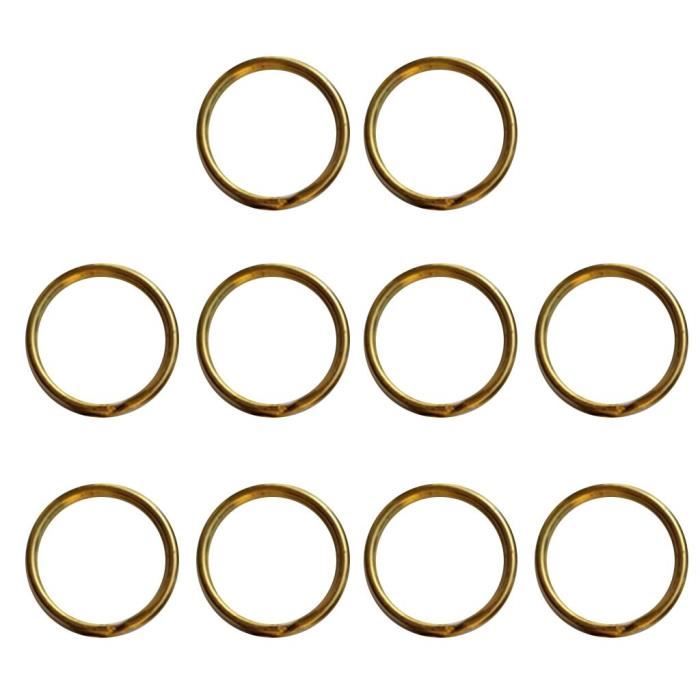Lot De Porte-clés Split Avec Chaîne Et Vis - 4 Couleurs Au Choix - 10 à 5000 Pièces