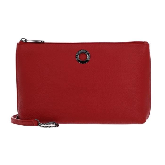 Sac Bandoulière En Cuir MANDARINA DUCK Mellow Leather - Couleur Cayenne (rouge) - Neuf Avec étiquettes