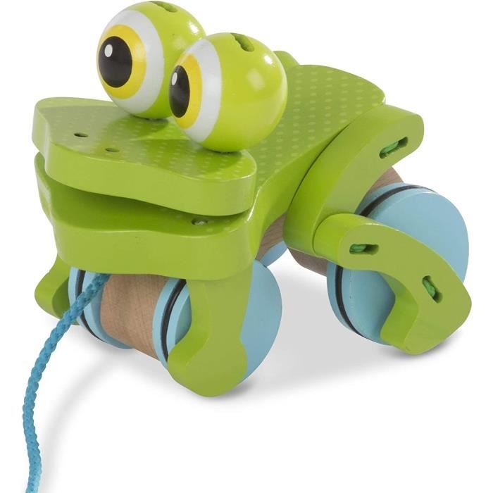 Melissa & Doug - 13021 - Loisir Créatif - Jouet à tirer: grenouille qui folâtre Melissa & Doug - 13021 - Loisir Créatif - Jouet à tirer: grenouille qui folâtre