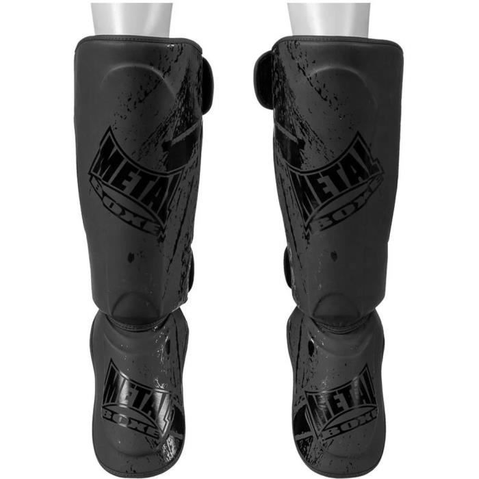 Protège-tibias Et Pieds METAL BOXE MB153 - Noir Taille S - Neuf - Boxe