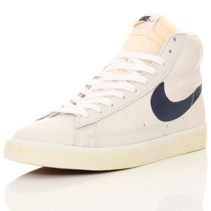 NIKE BLAZER MID PRM ECRU - Cdiscount Chaussures