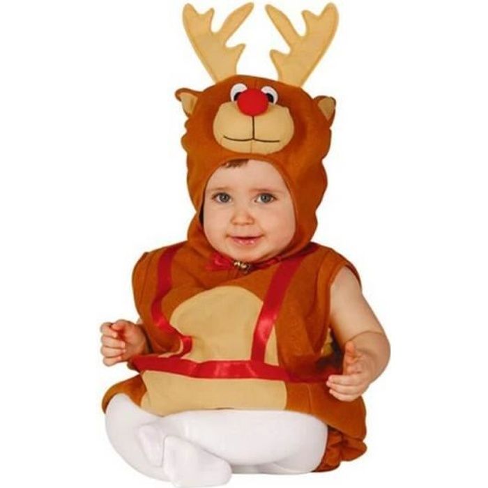 Déguisement de Renne de Noël Baby Multicolore Enfant Costume avec