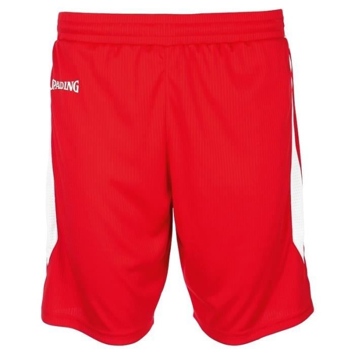 Short femme Spalding 4HER III - rouge/blanc - S Short femme Spalding 4HER III - rouge/blanc - S