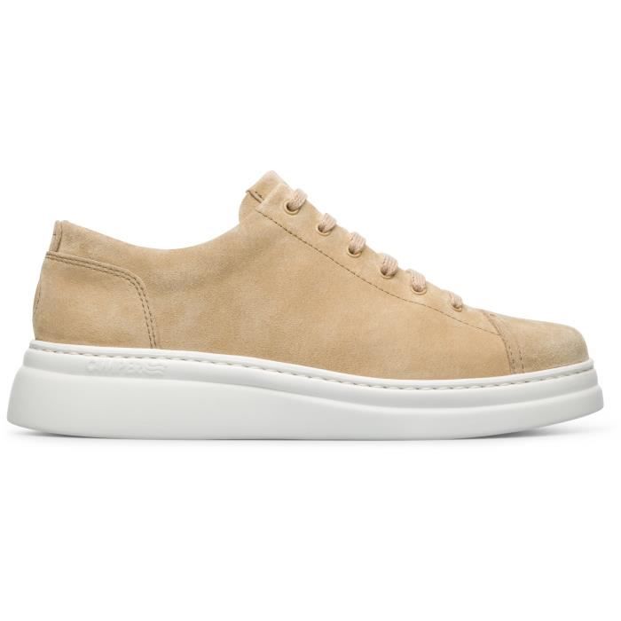 Baskets Camper Runner Up Femme - Beige - Talon Plateforme Subtil