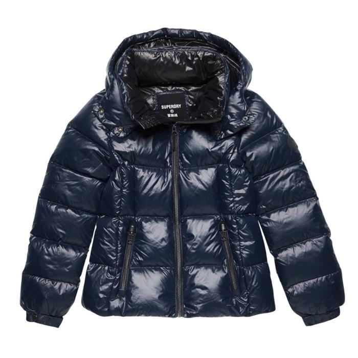 tussen Buitenshuis Microprocessor Mountain Hooded Down Doudoune Femme SUPERDRY - Taille XS - Couleur BLEU  Bleu - Cdiscount Prêt-à-Porter