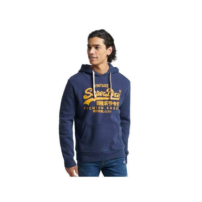 Sweat superdry bleu marine online