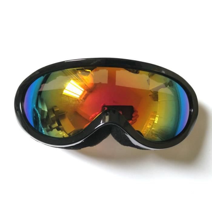 Masque De Ski/snowboard BOLLFO - Lunettes De Protection UV400 - Léger Et Réglable - Unisexe Adulte