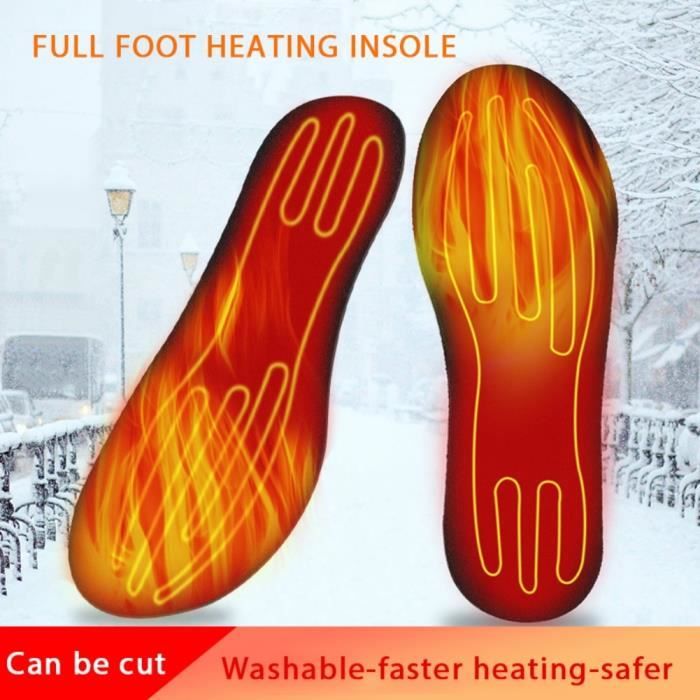 Semelles Chauffantes Hiver Extra épaisses - Fourrure Douce, Maintien Chaud, Pour Bottes Et Chaussures, Confort Et Isolation - 9