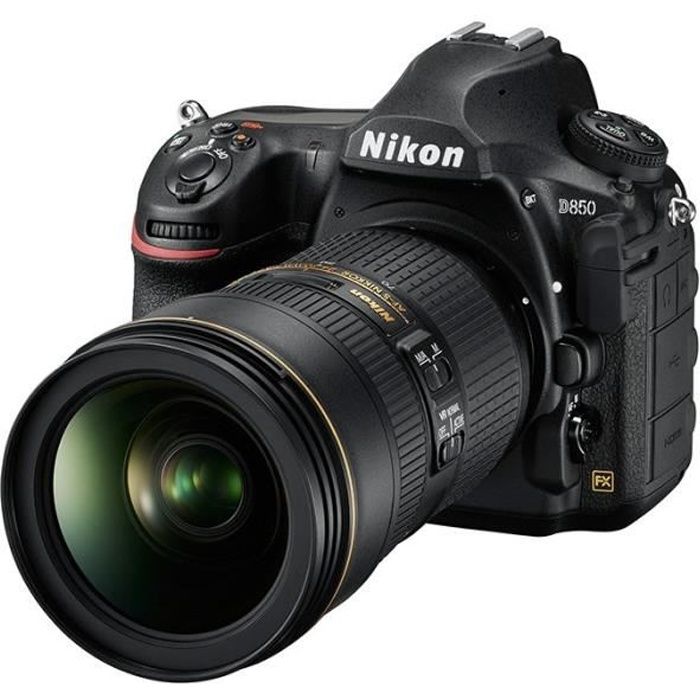 NIKON Reflex D850 + Objectif AF-S NIKKOR 24-70mm f/2.8E ED VR Garanti 3 ans