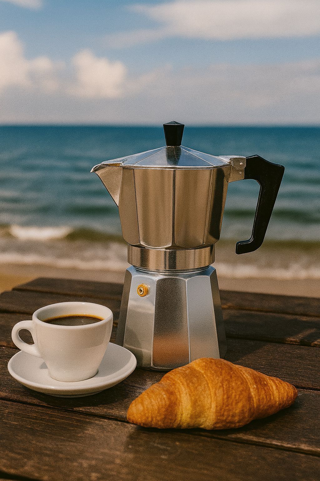 Cafetière italienne - PEZZETTI - ITALEXPRESS - Aluminium - 6 tasses - Inox