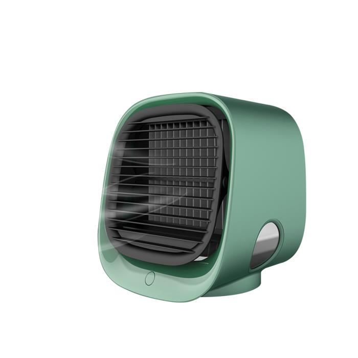 Climatiseur Portable Mini – Ventilateur + Humidificateur, Réservoir 270 Ml, 3 Vitesses – Pour Bureau, Chambre, Extérieur