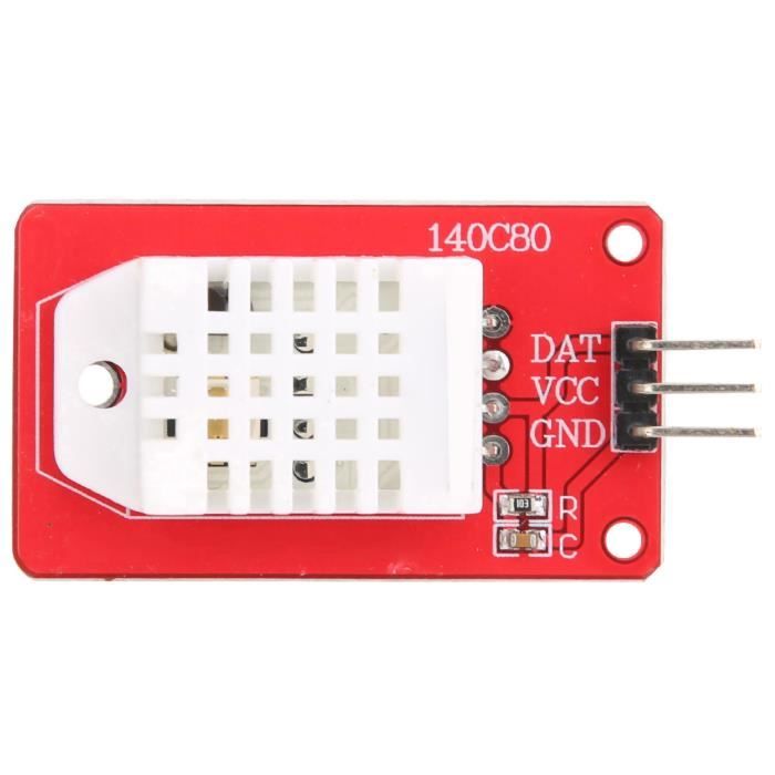 Lot De 5 Capteurs DHT22 (AM2302) - Température Et Humidité Numérique - Avec Câble Et PCB