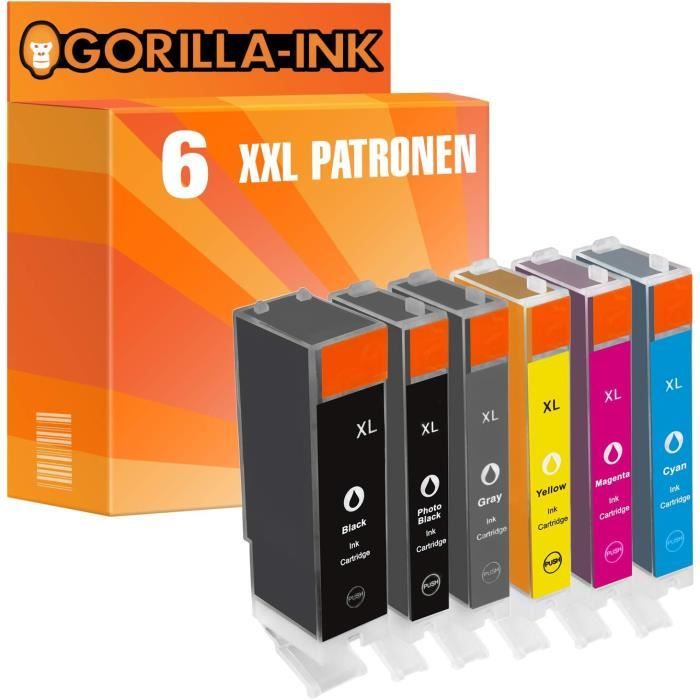 Lot De 6 Cartouches D'encre Compatibles Canon Pixma TS (PGI530/CLI531) - XL - Neuf