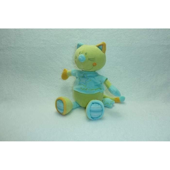 Doudou Chat Musical 26 Cm Sweet Company Sauthon Cdiscount Puericulture Eveil Bebe