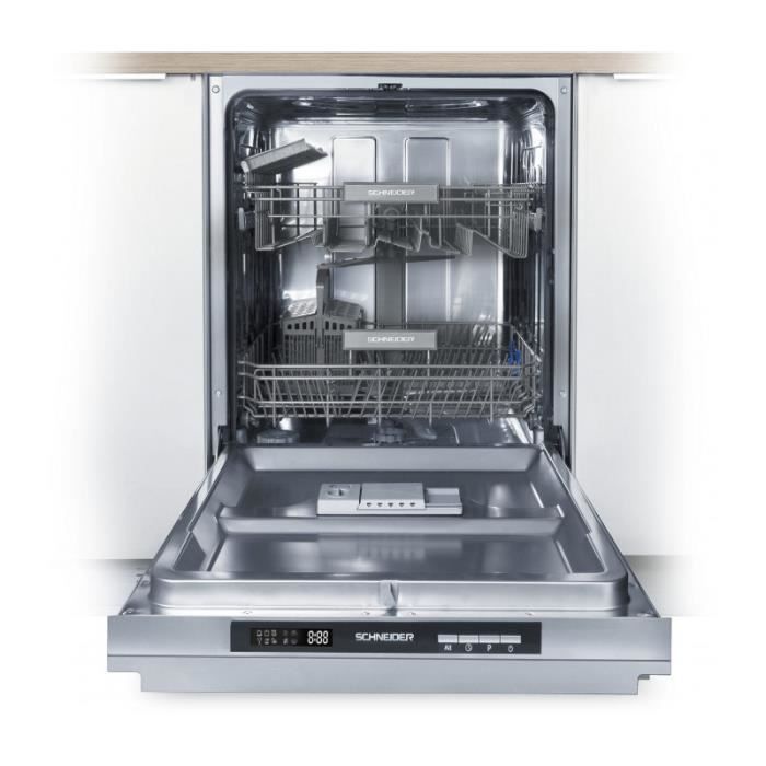 Lave-Vaisselle Intégrable Schneider SCDW504DOO - 45cm, 10 Couverts, 44dB, Classe B
