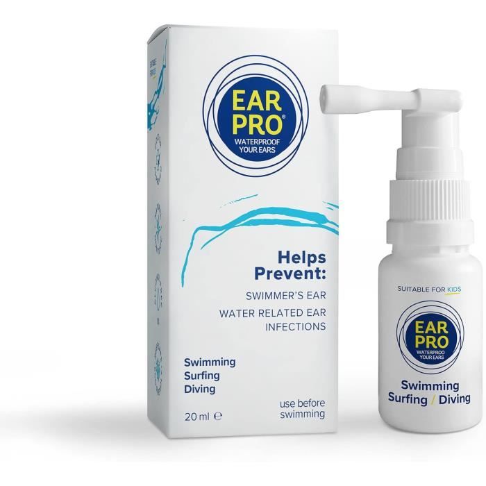 Ear Pro Natural Swimmer's Spray les gouttes pour les oreilles sont