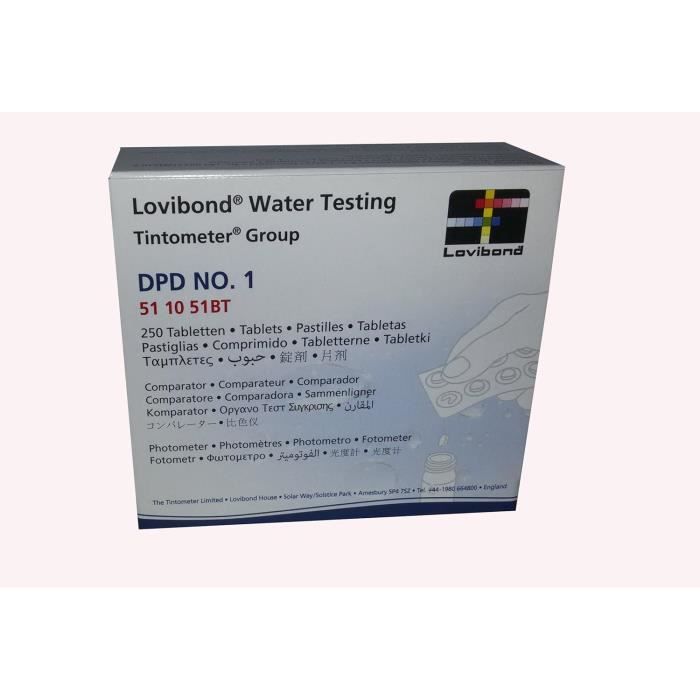 Lot De 500 Pastilles De Test DPD No.3 - Chlore Total Pour Piscine/Jacuzzi | Compatible Photomètre