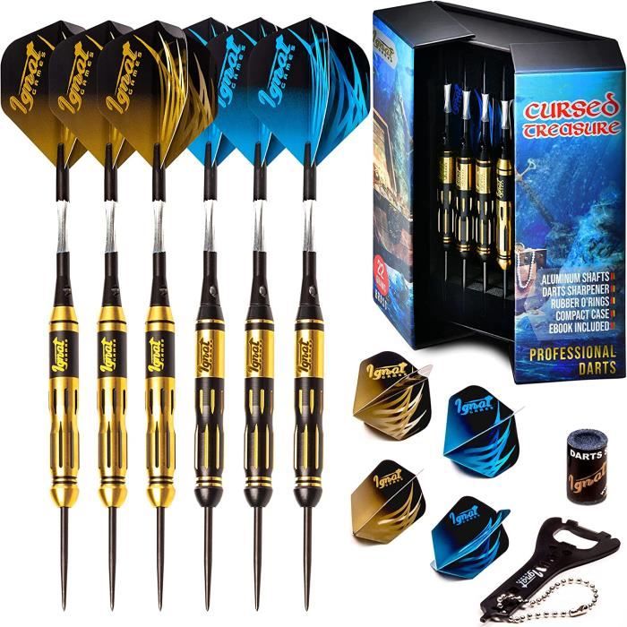 CUESOUL – jeu de fléchettes du zodiaque chinois «OX», 20g, pointe à petit fil OTO, 90% tungstène, avec vol ROST T19 intégré 18 CUESOUL – jeu de fléchettes du zodiaque chinois «OX», 20g, pointe à petit fil OTO, 90% tungstène, avec vol ROST T19 intégré 18
