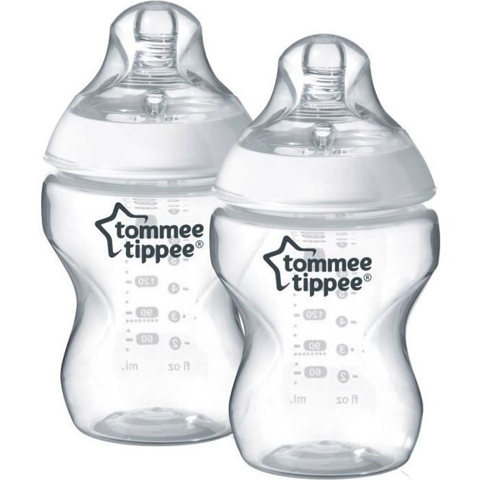 Tommee Tippee - Lot de 6 biberons Closer to Nature - 260ml - Multicolore -  Cdiscount Puériculture & Eveil bébé