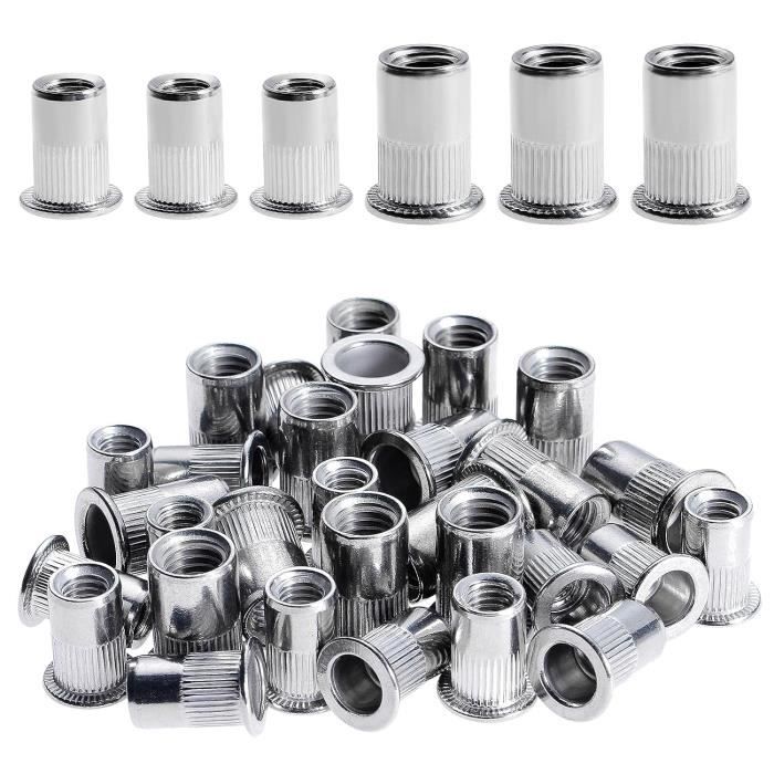 8 écrous D'essieu En Acier Pour Skateboard – 12x8x6mm, Unisexe, Neufs