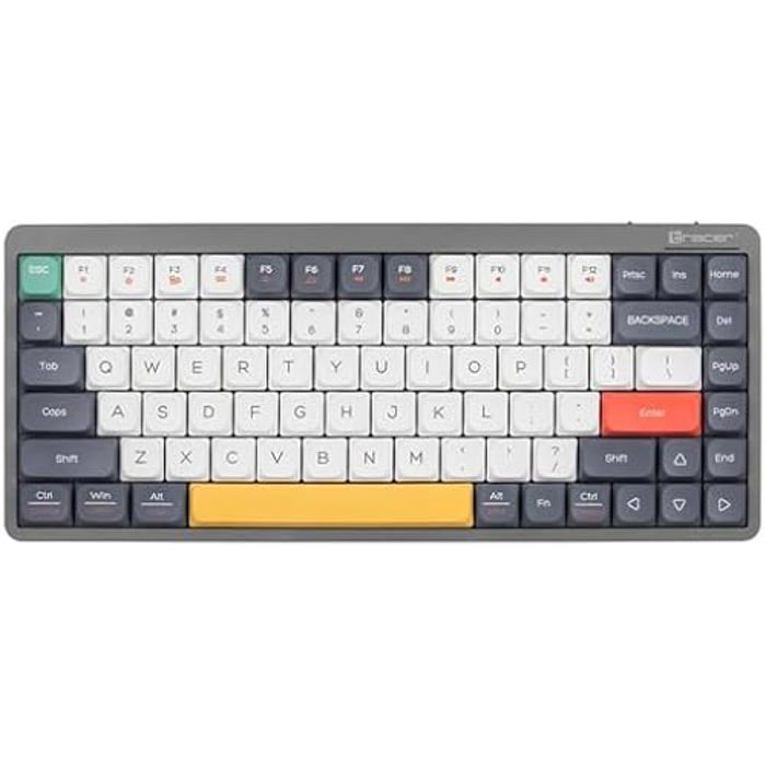 Clavier mécanique TRACER – TRAKLA47279 – Blanc Multicolore – QWERTY