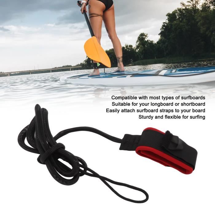 NEUF Stand Up Paddle Board Leg Foot Rope Surf Leash pour Surfboard (Rouge) Nouveau produit ABI