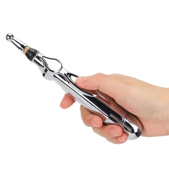 Stylo D'acupuncture électrique - Masseur Corporel Micro-courant Et Outil Gua Sha - Moyen