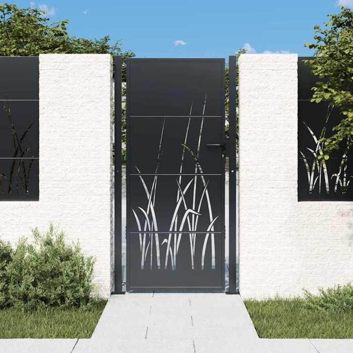 vidaXL Portail 105x205 cm acier