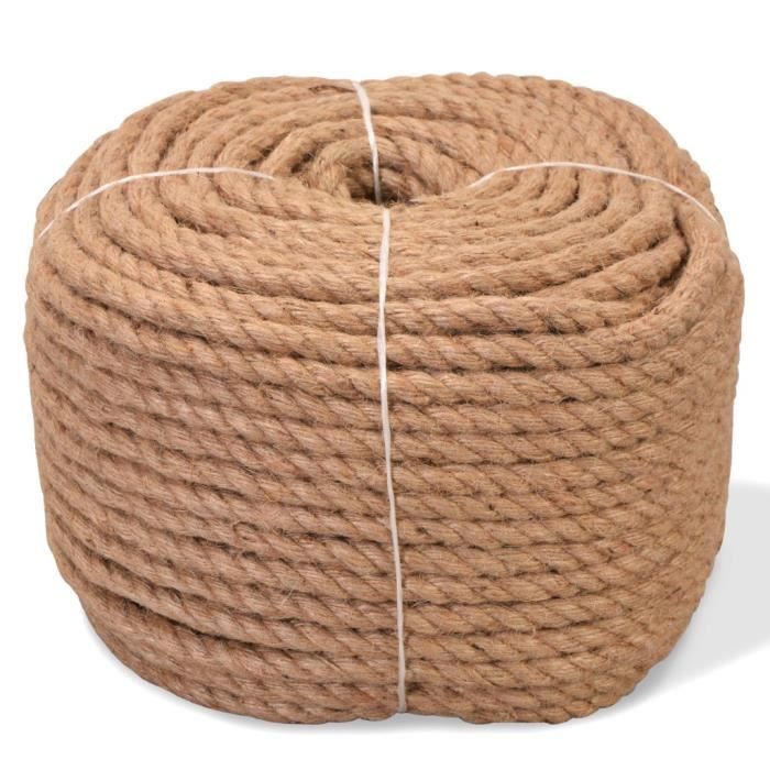 Corde - vidaXL - 91274 - Jute 100 % - 12 mm - 100 m
