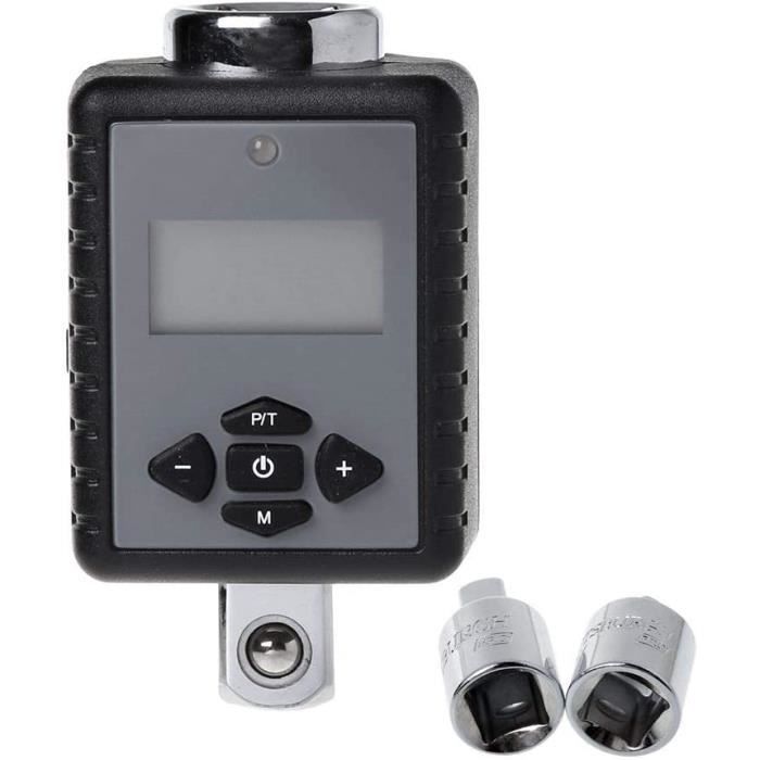 Compteur De Couple Numérique 1/2" – Clé Dynamométrique Digitale Avec Adaptateurs 1/4" & 3/8"