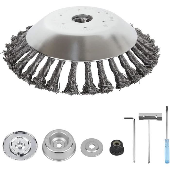 Tête De Taille-haie Sur Perche - Lame 55 Cm En Acier Au Manganèse - Pour Haies Et Buissons - Compatible Débroussailleuse - 3