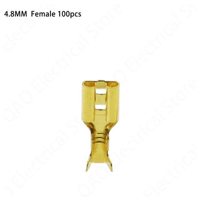 20 X 2.8mm Connecteurs De Cosse De Cable J4F44241 - FR